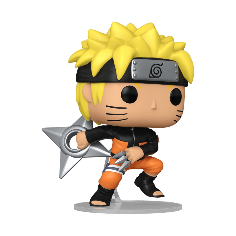 Naruto: Shippuden Naruto Uzumaki with Shuriken Funko Pop! Vinyl Figure #1843 (Styles may vary)
