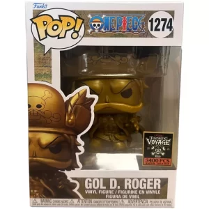 ONE PIECE *GOL D. ROGER* SDCC 2024 Funko Funtastic Voyage Gold Show Edition 3400