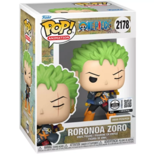Funko Pop! One Piece: Roronoa Zoro #2178 LE3500 Hot Topic Exclusive W/ Protector