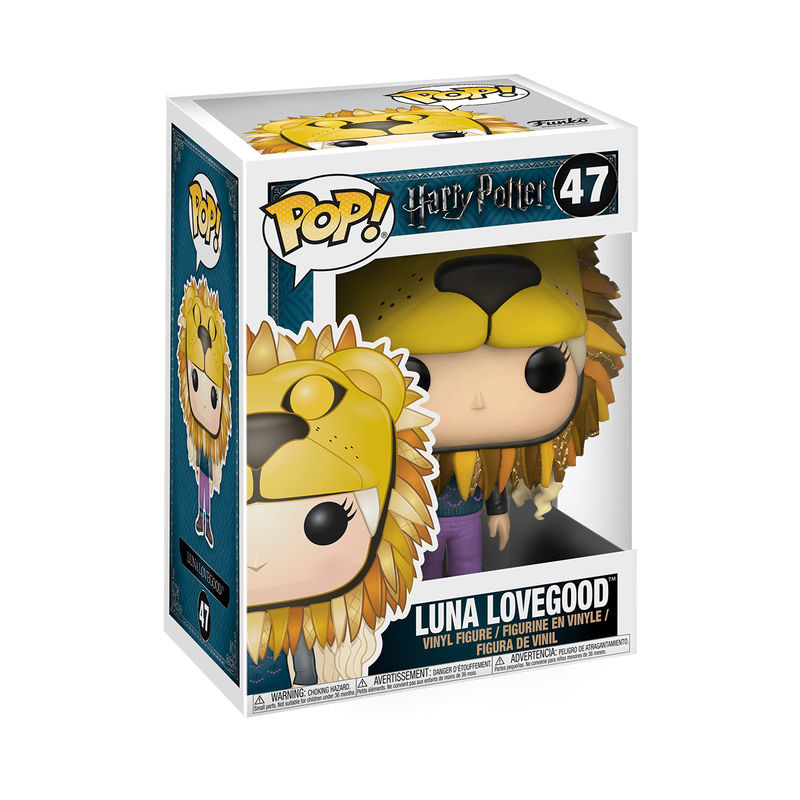 Harry Potter Luna Lovegood Lion Head Funko Pop! Vinyl Figure #47 - Imagen 2