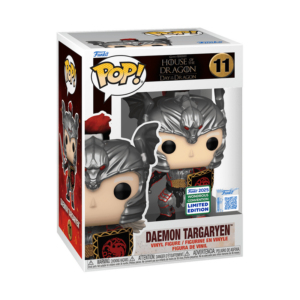 Pop! Daemon Targaryen (Targaryen Armor) with Pop! Protector