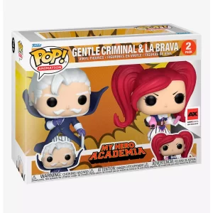 Funko My Hero Academia Pop! Animation Gentle Criminal & La Brava Vinyl Figure Set 2022 Anime Expo Exclusive
