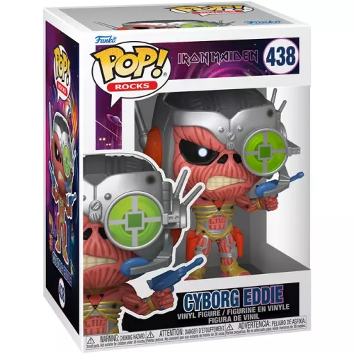 Iron Maiden Cyborg Eddie Funko Pop! Vinyl Figure #438 - Imagen 2