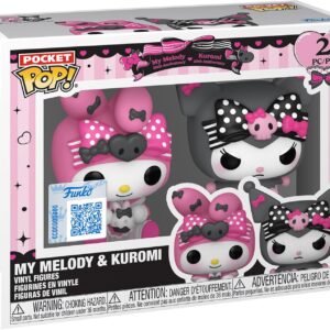 Sanrio My Melody and Kuromi Funko Bitty Pop! Mini-Figure 2-Pack
