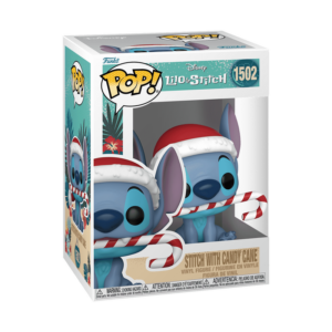 Lilo & Stitch Holiday Stitch with Candy Cane Funko Pop! Vinyl Figure #1502