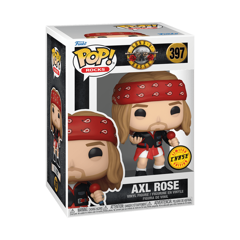 Guns N' Roses Axel Rose (1992) Funko Pop! Vinyl Figure #397 Chase - Imagen 2