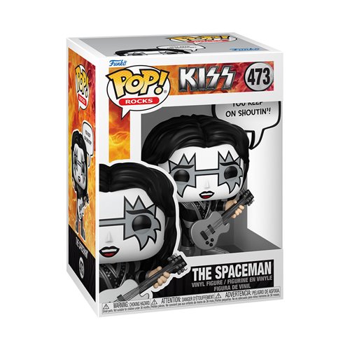 KISS The Spaceman Rock and Roll All Nite Pop! Sayings Funko Pop! Vinyl Figure #473 - Imagen 2