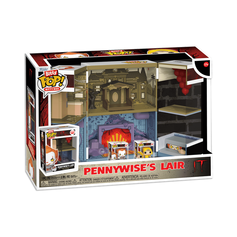Funko IT Bitty Pop! Box Pennywise’s Lair Vinyl Set - Imagen 2