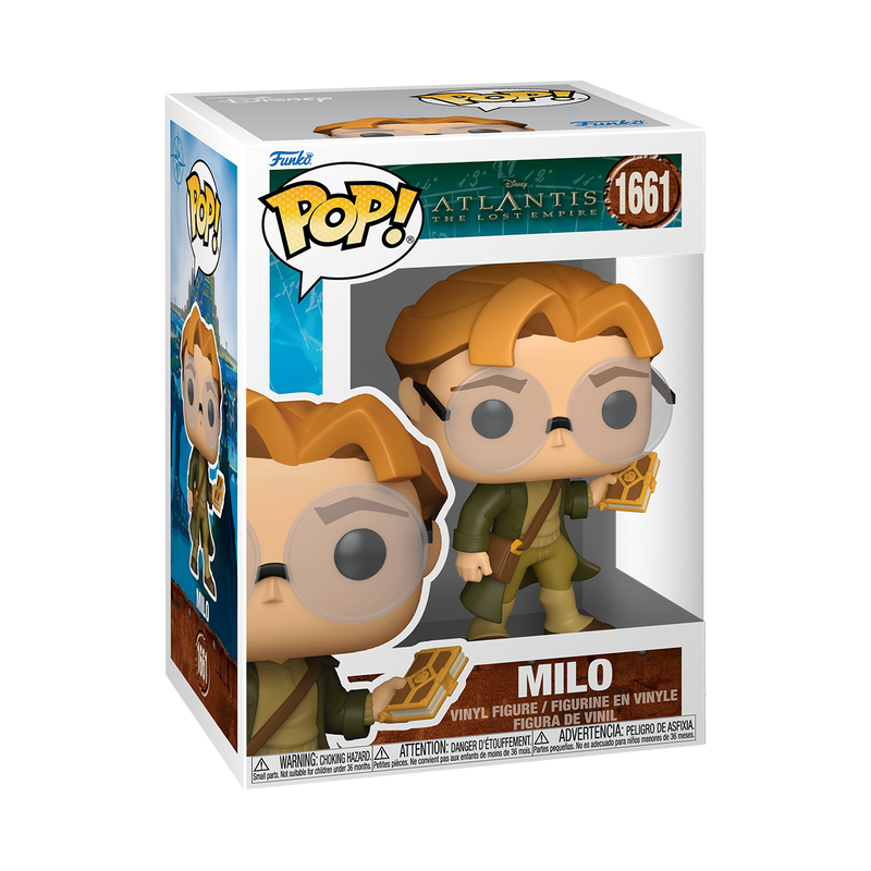 Atlantis: The Lost Empire Milo Funko Pop! Vinyl Figure #1661 - Imagen 2