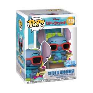 Lilo & Stitch Stitch in Sunlounger Premium Funko Pop! Vinyl Figure #1639 - Entertainment Earth Exclusive
