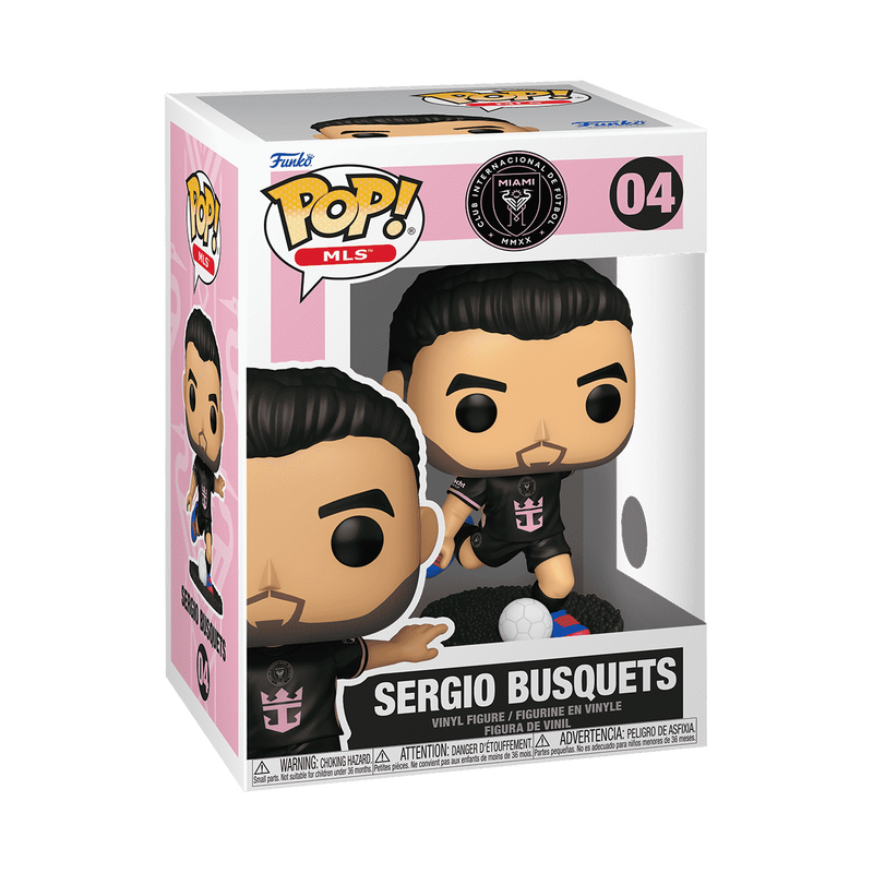 Soccer MLS Inter Miami Sergio Busquets (Away) Funko Pop! Vinyl Figure #04 - Imagen 2