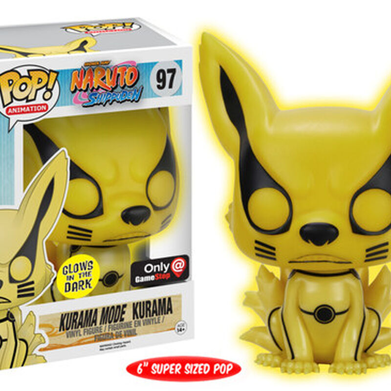 Funko Pop! Kurama Mode Kurama (GITD) #97 Naruto Shippuden Exclusive Anime