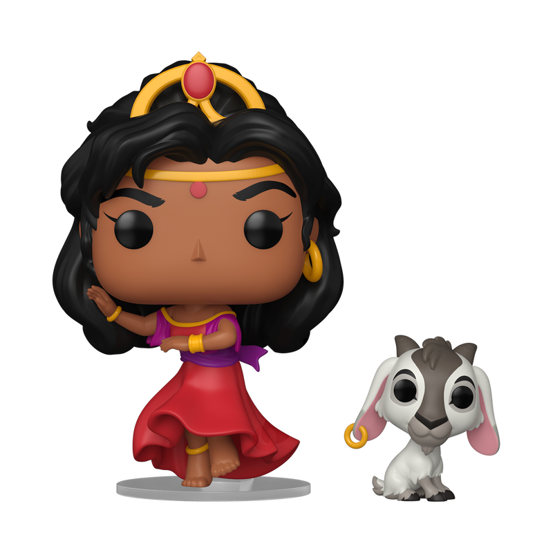 The Hunchback of Notre Dame Esmeralda and Djali Funko Pop! Vinyl Figure and Buddy #1735