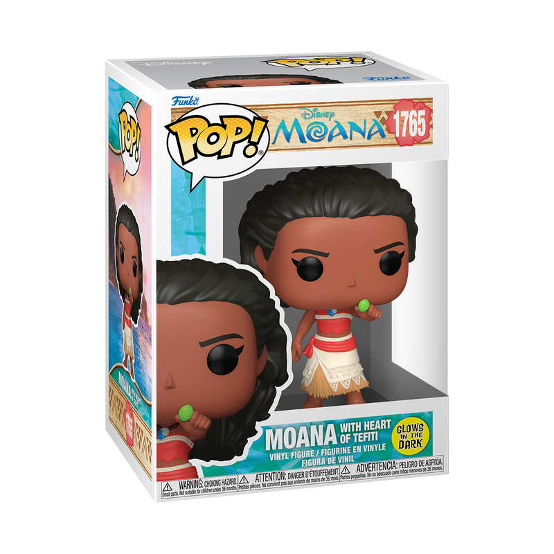 Moana with Heart of Te Fiti Glow-in-the-Dark Funko Pop! Vinyl Figure #1765 - Imagen 3