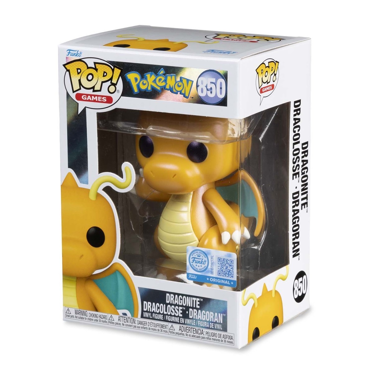 Dragonite Pearlescent Pop! Vinyl Figure by Funko - Imagen 2