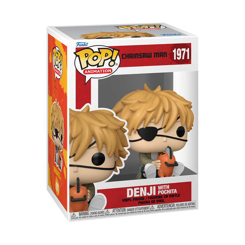 Chainsaw Man Denji with Pochita Funko Pop! Vinyl Figure #1971 - Imagen 2