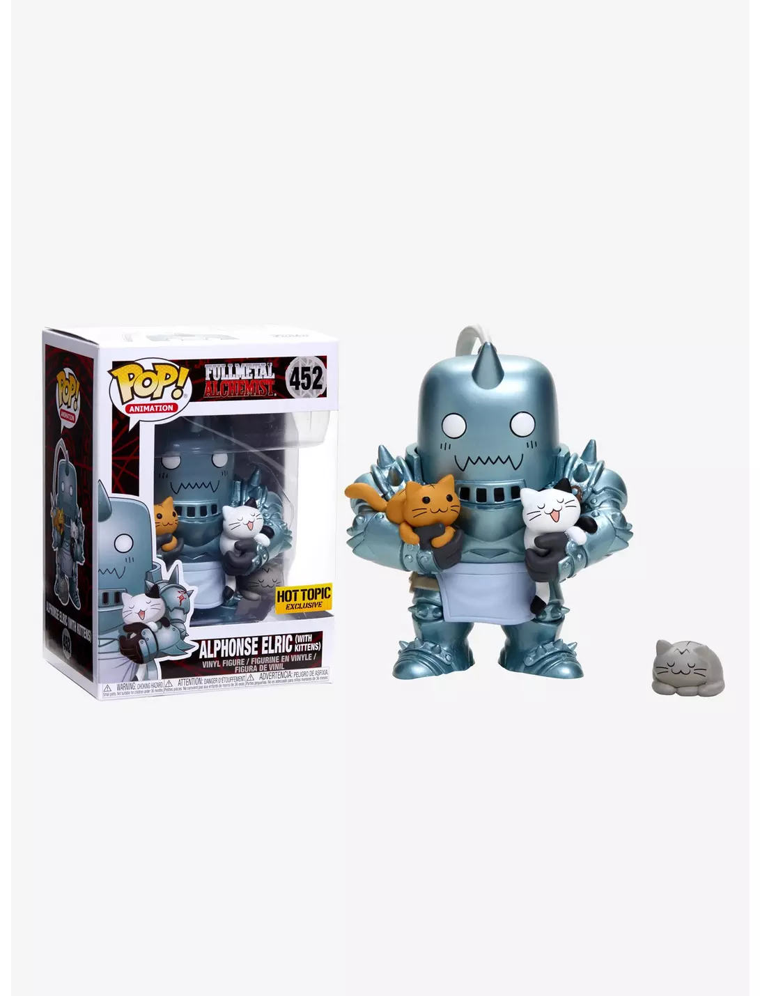 Funko POP! Animation 452: Alphonse Elric w/Kittens | Hot Topic Exclusive | - Imagen 2
