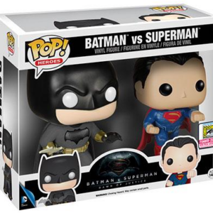 Funko Pop! Heroes Batman vs Superman Metallic 2-Pack Exclusive