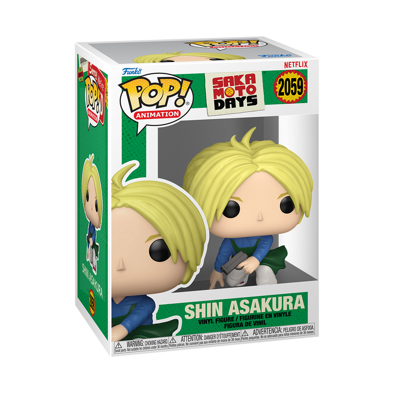 Sakamoto Days Shin Asakura Funko Pop! Vinyl Figure #2059 - Imagen 2