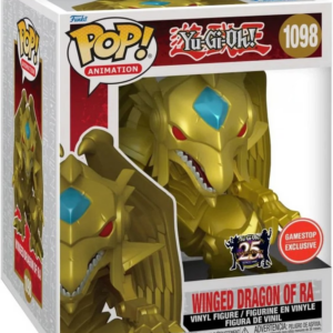 Funko POP! Super: Yu-Gi-Oh! Winged Dragon of Ra Metallic 6-In Vinyl Figure GameStop Exclusive