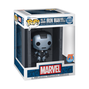 Marvel Iron Man Hall of Armor Iron Man Model 11 War Machine Deluxe Pop! Vinyl Figure - Previews Exclusive