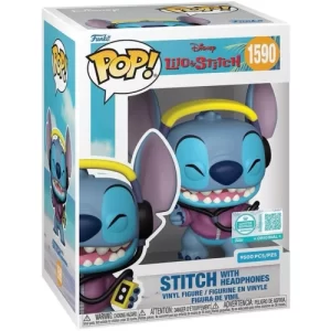 Funko Pop! Disney Stitch With Headphones #1590 LE 9500 Pieces Target Exclusive