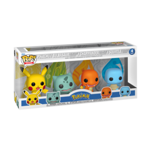 Funko POP 4PK Excl Pokemon Starters 4P